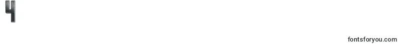 Resistance is Futile-Schriftart – Schriften für die Ziffer 4