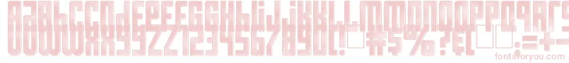 Resistance is Futile Font – Pink Fonts on White Background