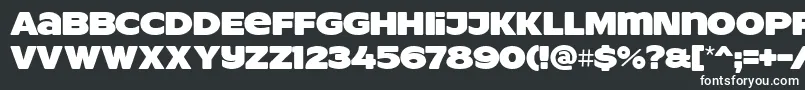 ResotYgPERSONALUSE Font – White Fonts on Black Background