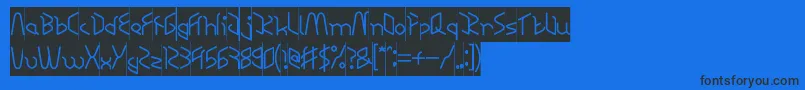 Подробнее о шрифте RESPECT INVERSE Шрифт RESPECT INVERSE – чёрные шрифты на синем фоне