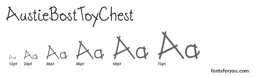 AustieBostToyChest Font Sizes