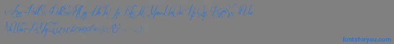 Respective 2 0 Font – Blue Fonts on Gray Background