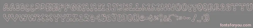 More about Resta Font Resta Font – Pink Fonts on Gray Background