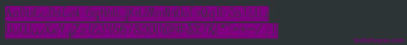 Restaurant inverse Font – Purple Fonts on Black Background
