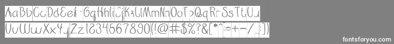 Więcej informacji o czcionce Restaurant inverse Czcionka Restaurant inverse – białe czcionki na szarym tle