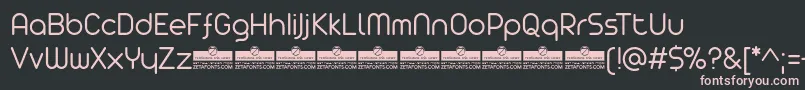 AristaProLightTrial Font – Pink Fonts on Black Background