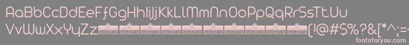 AristaProLightTrial Font – Pink Fonts on Gray Background