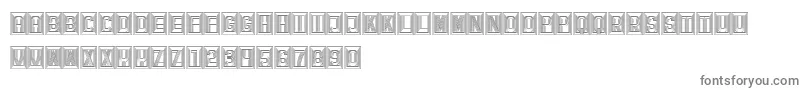 フォントRetailer – 白い背景に灰色の文字