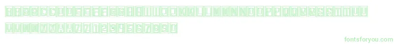 Retailer-fontti – vihreät fontit valkoisella taustalla