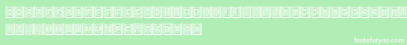Retailer3D Font – White Fonts on Green Background