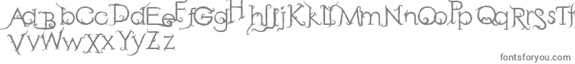 RetakSeribu Font – Gray Fonts on White Background