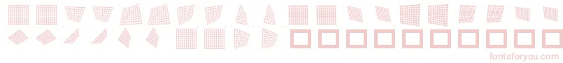 Gridpix-Schriftart – Rosa Schriften
