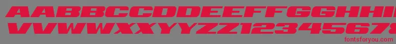 Retrive Italic Font – Red Fonts on Gray Background