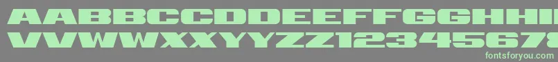 Fonte Retrive – fontes verdes em um fundo cinza