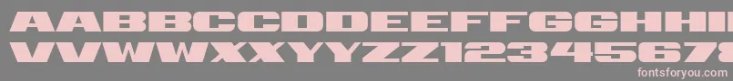 Retrive Font – Pink Fonts on Gray Background