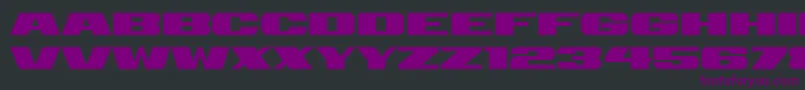 Шрифт Retrive – фиолетовые шрифты на чёрном фоне