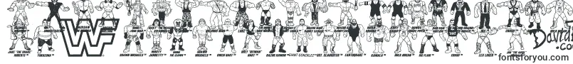 Retro WWF Hasbro Figures-Schriftart – Schriften für Microsoft Excel