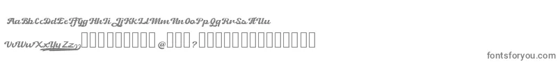 Шрифт Retrock – серые шрифты на белом фоне