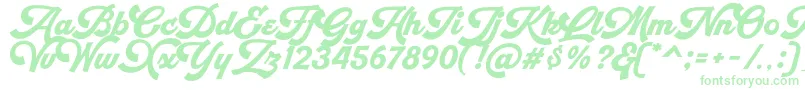 Fonte Retrofunk Script Personal Use – fontes verdes