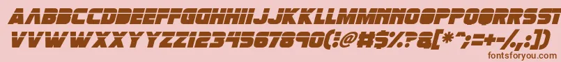 En savoir plus sur la police Retronoid Italic Police Retronoid Italic – polices brunes sur fond rose