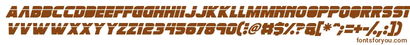More about Retronoid Italic Font Retronoid Italic Font – Brown Fonts on White Background