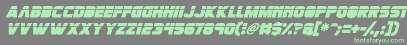 Saiba mais sobre a fonte Retronoid Italic Fonte Retronoid Italic – fontes verdes em um fundo cinza