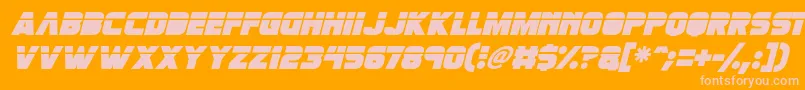 Подробнее о шрифте Retronoid Italic Шрифт Retronoid Italic – розовые шрифты на оранжевом фоне