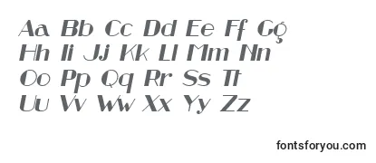Retrospective Italic Font