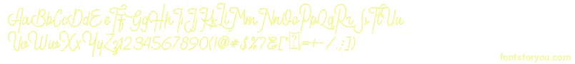 Retroville DEMO Font – Yellow Fonts