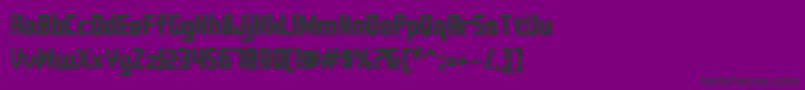 Шрифт Sujeta Bold – чёрные шрифты на фиолетовом фоне