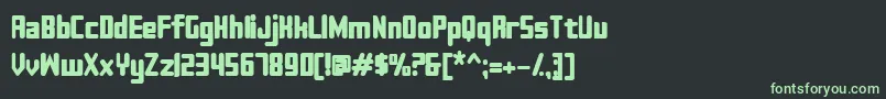 More about Sujeta Bold Font Sujeta Bold Font – Green Fonts on Black Background