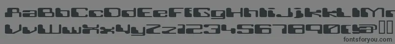 RETRRG   Font – Black Fonts on Gray Background
