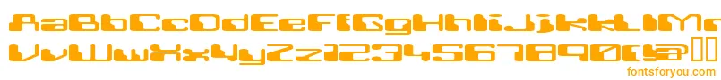 RETRRG   Font – Orange Fonts on White Background