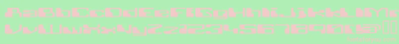 RETRRG   Font – Pink Fonts on Green Background