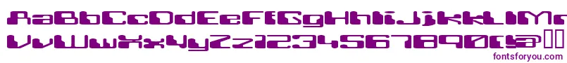 Шрифт RETRRG   – фиолетовые шрифты