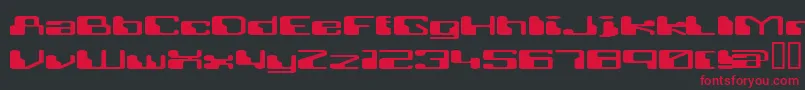 RETRRG   Font – Red Fonts on Black Background