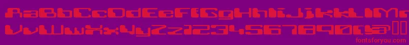 RETRRG   Font – Red Fonts on Purple Background