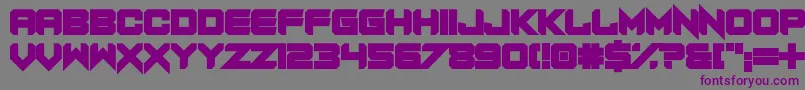 Revenant Font – Purple Fonts on Gray Background