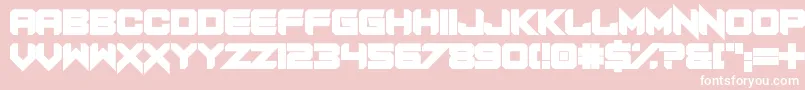 Saiba mais sobre a fonte Revenant Fonte Revenant – fontes brancas em um fundo rosa