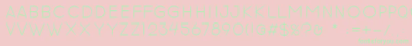 Więcej informacji o czcionce revilo san Czcionka revilo san – zielone czcionki na różowym tle