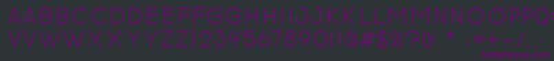 revilo san Font – Purple Fonts on Black Background
