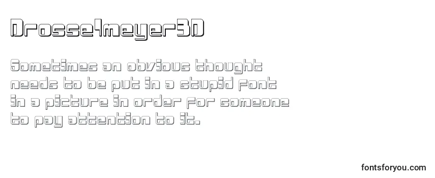 Шрифт Drosselmeyer3D