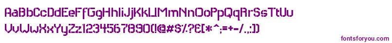 RHCAS    Font – Purple Fonts on White Background