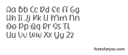 Schriftart Rhigen Font by 7NTypes