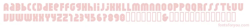Rhino Pata Font – Pink Fonts on White Background