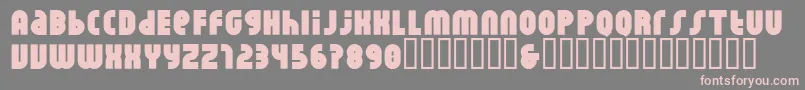 Weitere Informationen zur Rhino Ponta-Schriftart Rhino Ponta-Schriftart – Rosa Schriften auf grauem Hintergrund