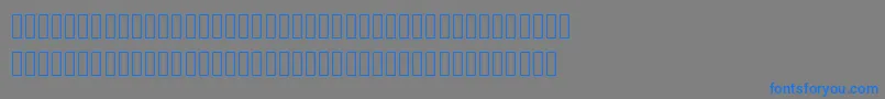 Mplus2cLightJpKana Font – Blue Fonts on Gray Background