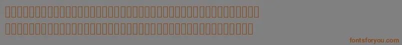 Mplus2cLightJpKana Font – Brown Fonts on Gray Background