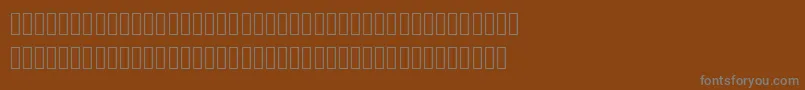Шрифт Mplus2cLightJpKana – серые шрифты на коричневом фоне