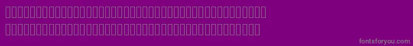 Mplus2cLightJpKana-Schriftart – Graue Schriften auf violettem Hintergrund